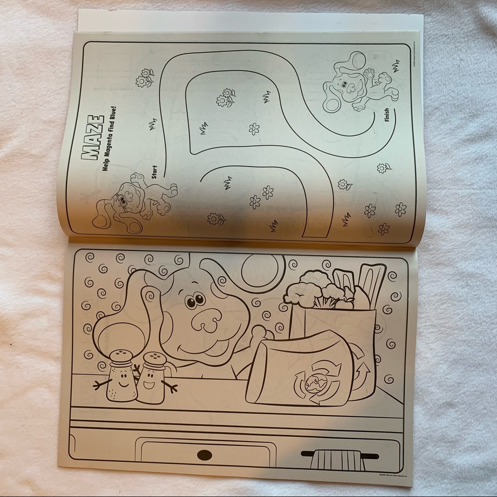 NWT Blues Clues & You Giant 16 x 10.5 Inches Bendon Coloring & Activity Book - Picture 4 of 7